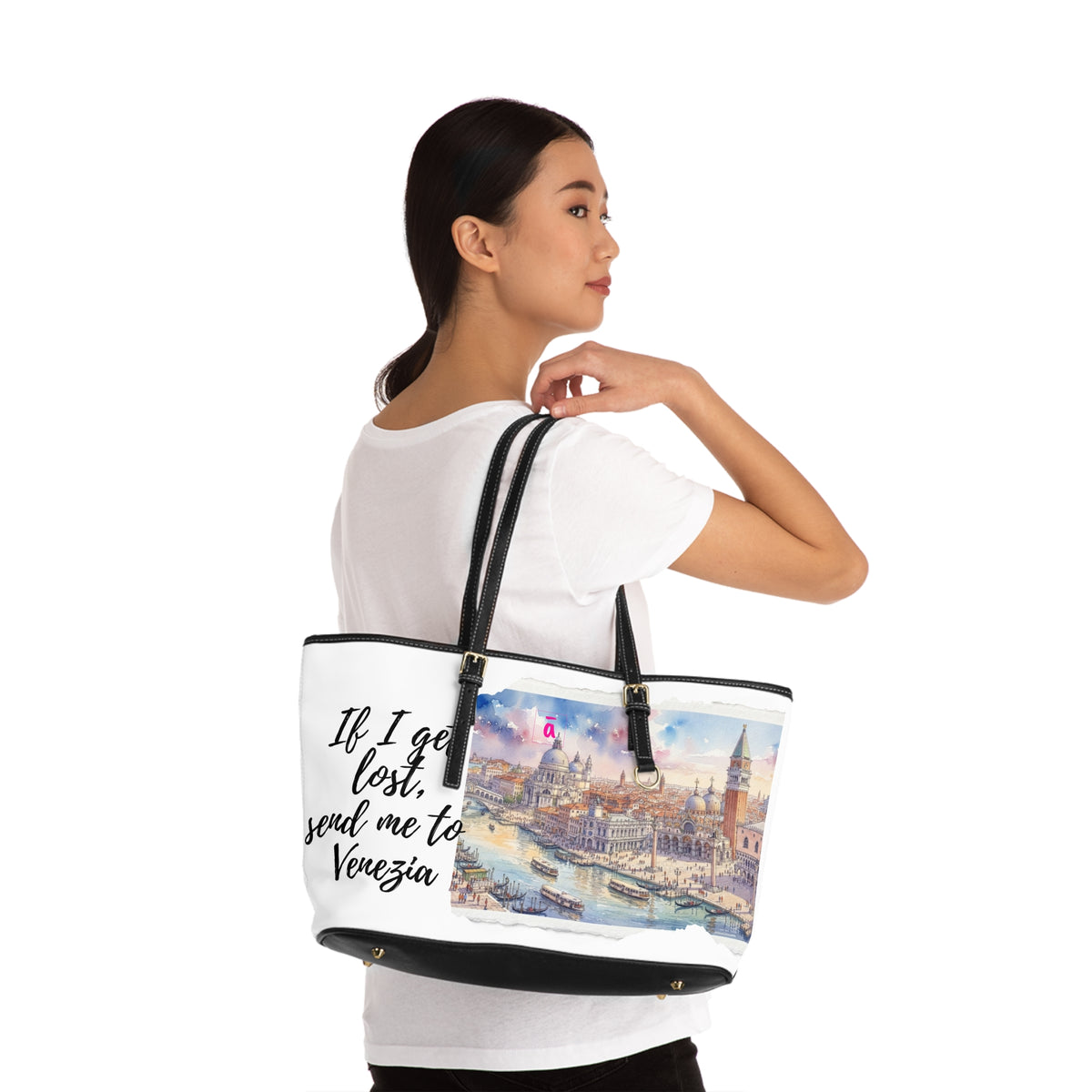 Venice Watercolor Shoulder Bag