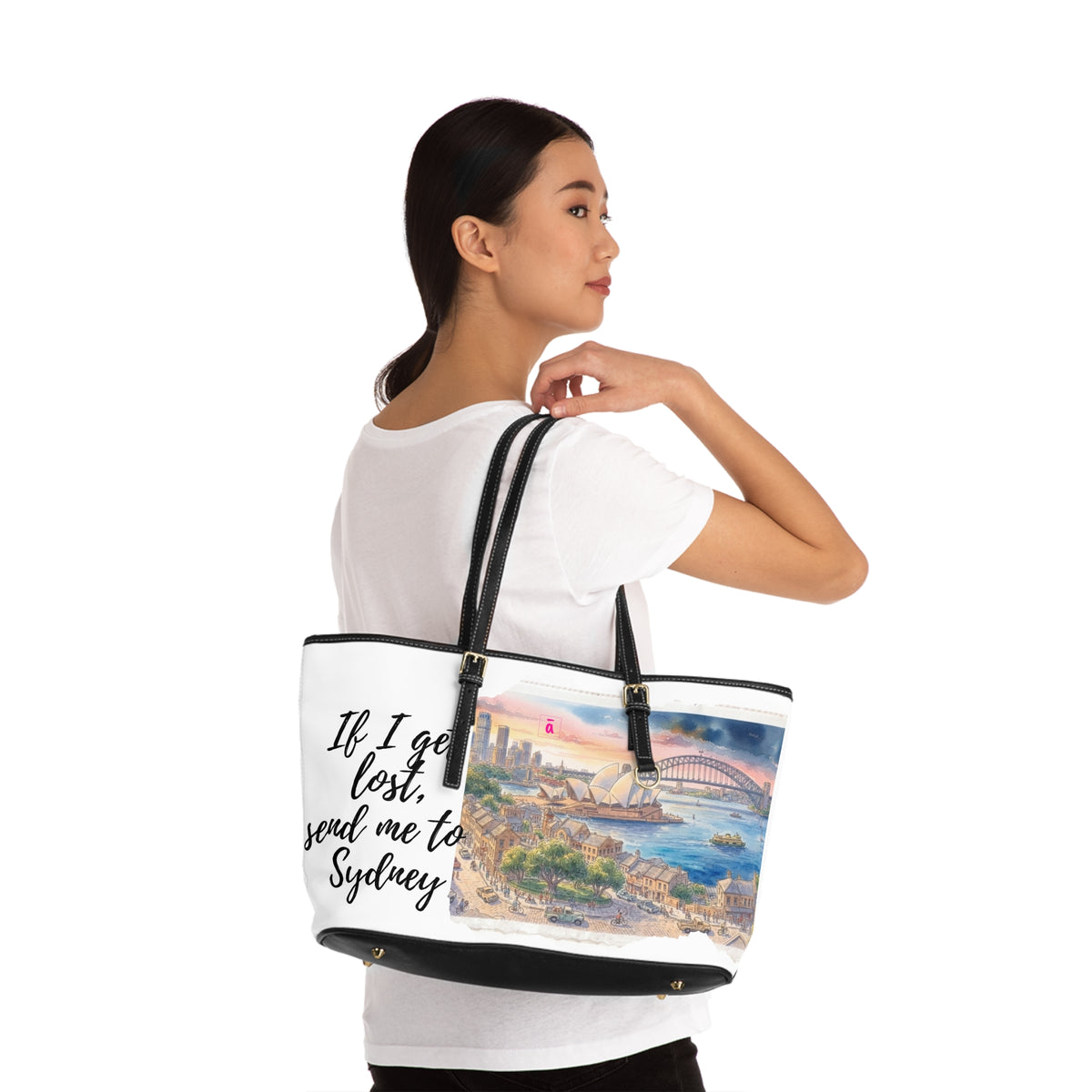 Sydney Watercolor Shoulder Bag
