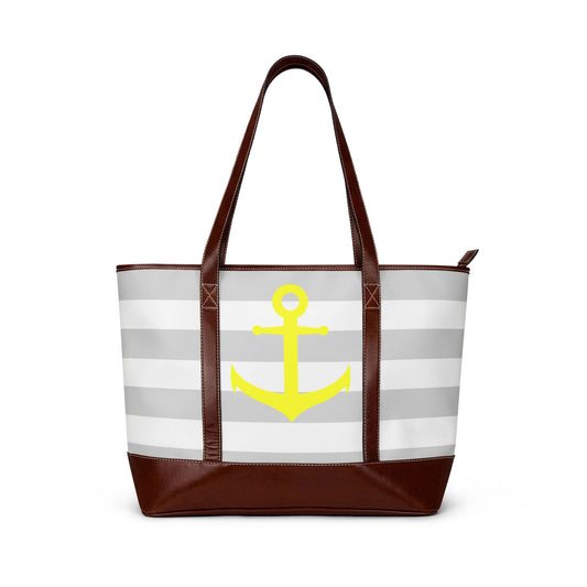 Nautical Anchor Tote Bag