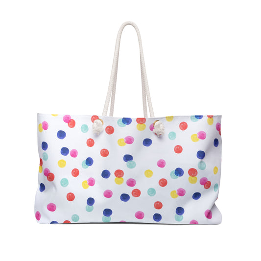 Weekender Bag - Colourful Spots