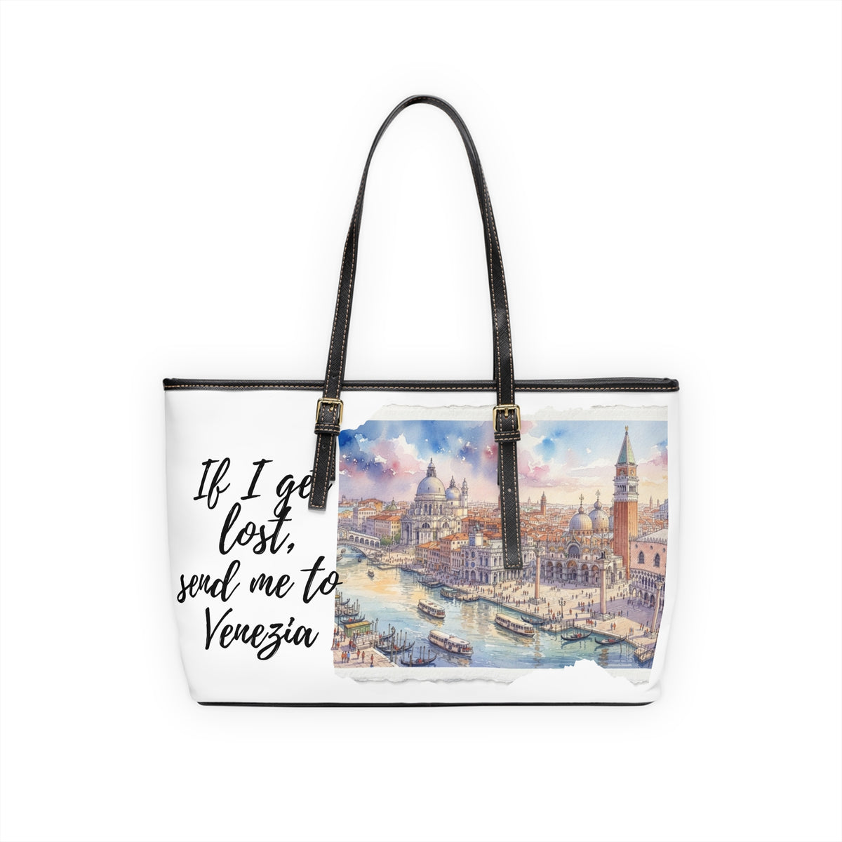 Venice Watercolor Shoulder Bag