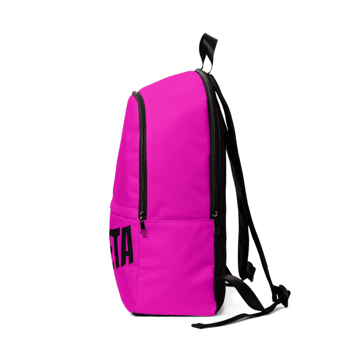Mochila escolar personalizable - Rosa Fluor