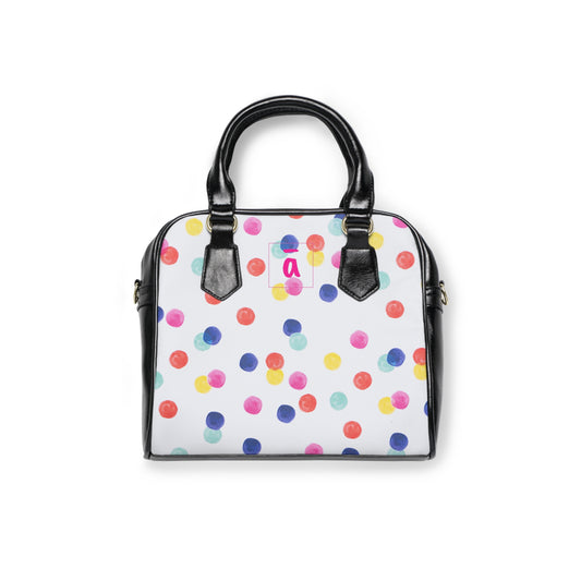 Polka Dot Shoulder Handbag