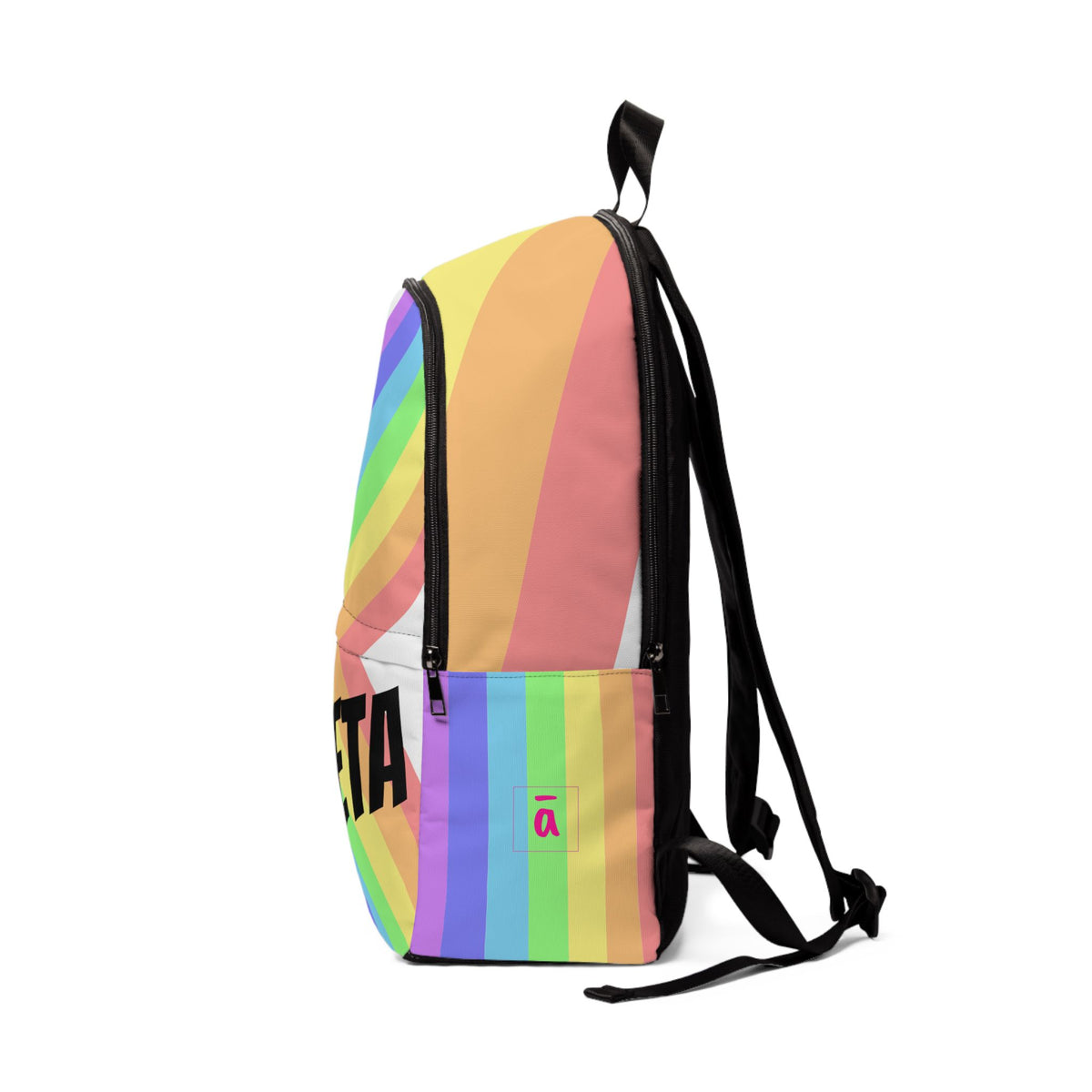 Mochila escolar personalizable - Arcoiris