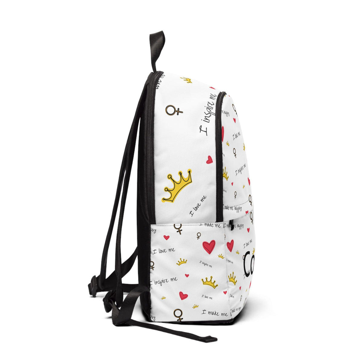 Mochila escolar personalizable 'I Make Me Happy'