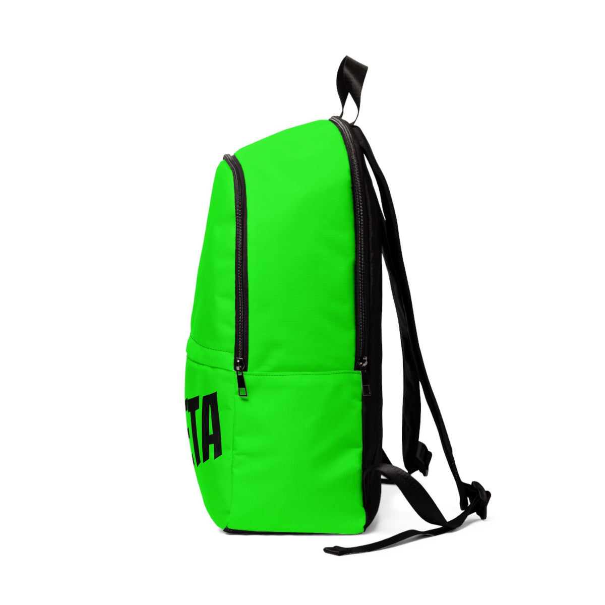 Mochila escolar personalizable - Verde Fluor