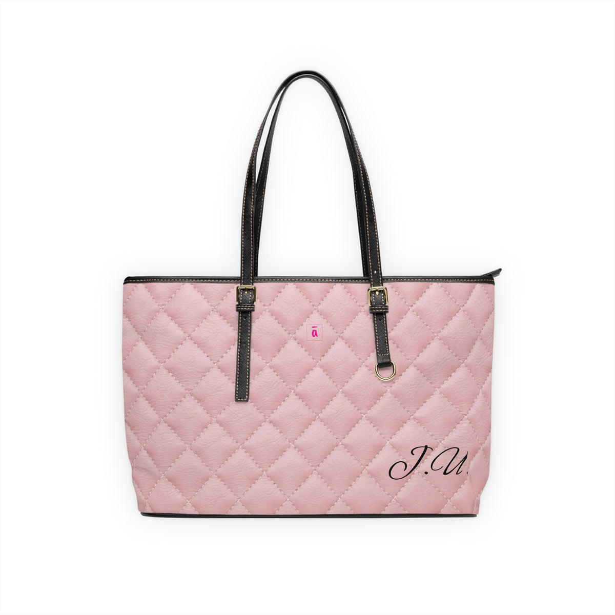 Perzonalized Pink Quilted Shoulder Bag