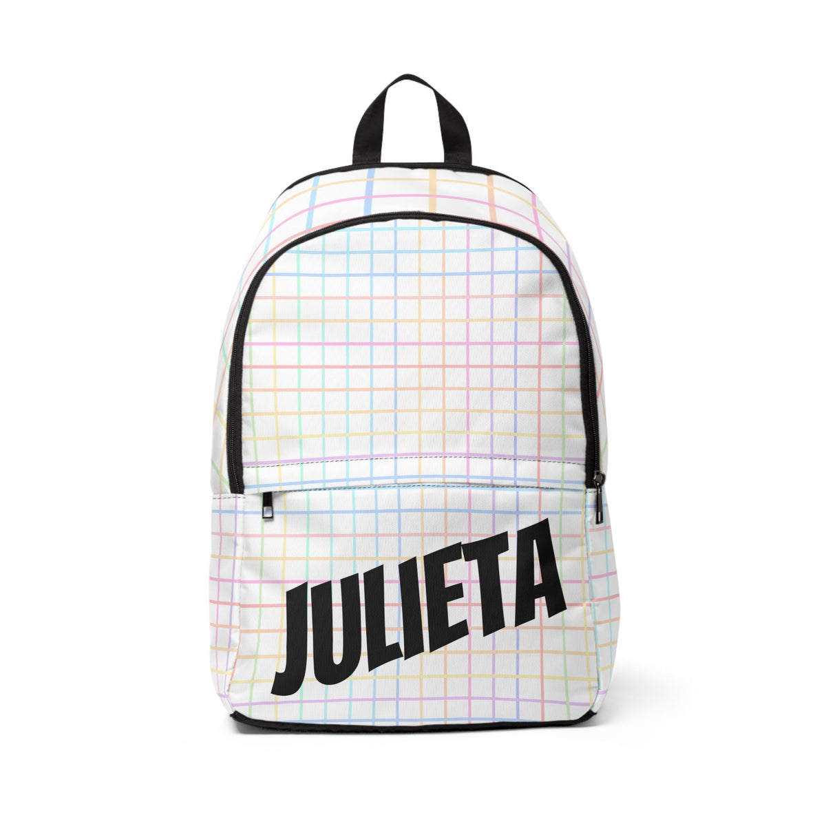 Mochila escolar personalizable - Lineas Arcoiris
