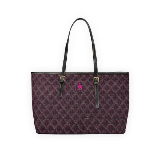 Shopping Bag Quilted Plum