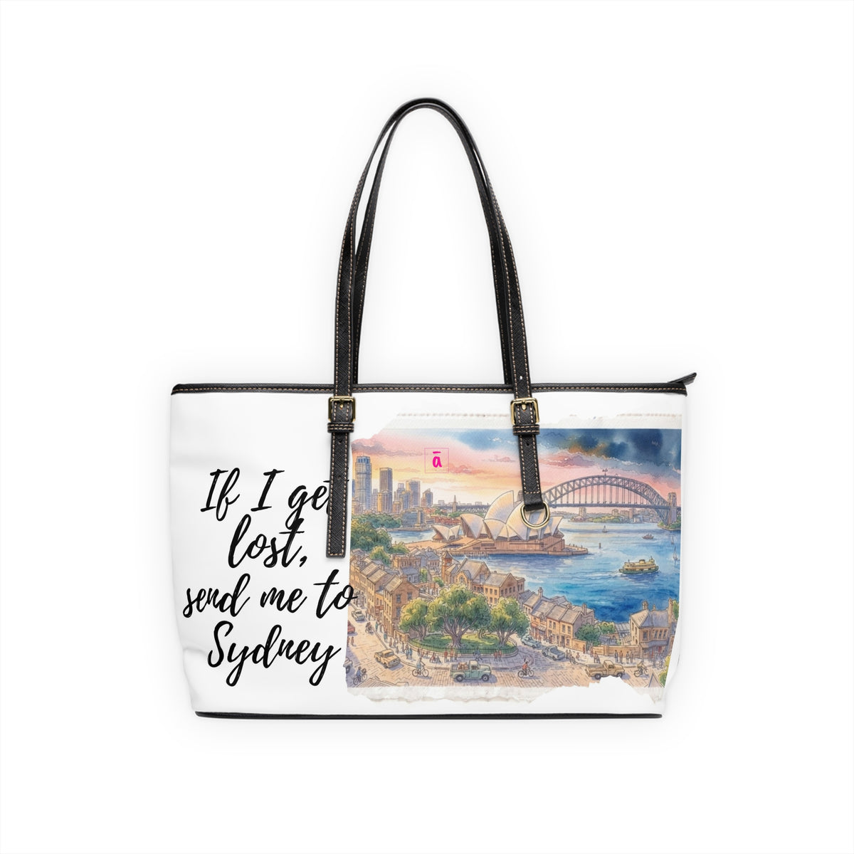 Sydney Watercolor Shoulder Bag