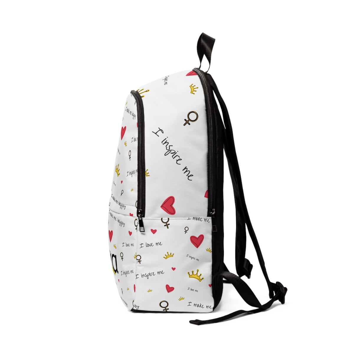 Mochila escolar personalizable 'I Make Me Happy'