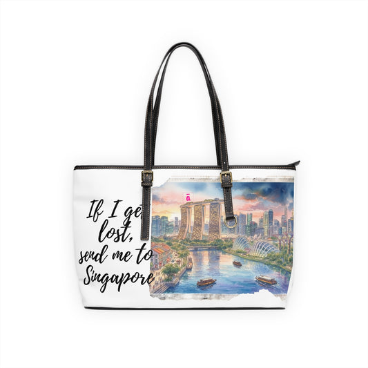 Singapore Watercolour Shoulder Bag