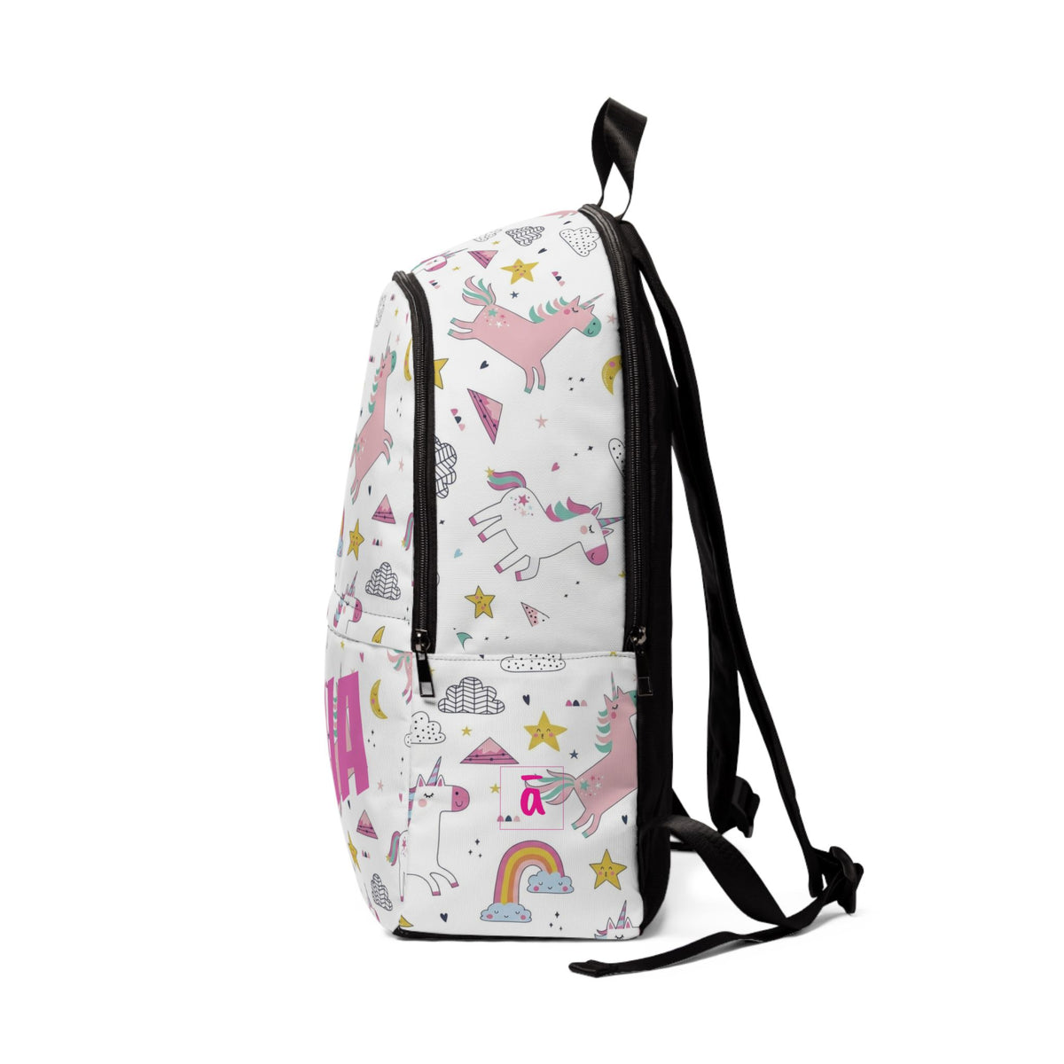 Mochila escolar personalizable - Unicornios