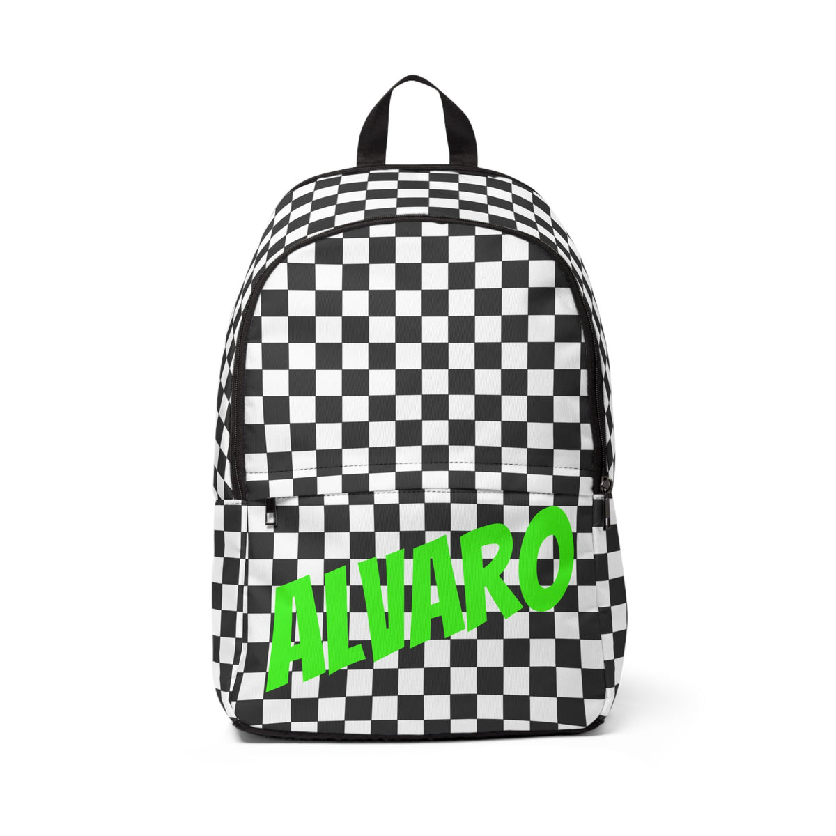Mochila escolar personalizable - Blanco y negro