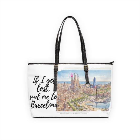 Barcelona Watercolour Shoulder Bag