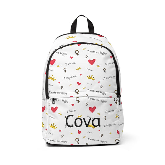 Mochila escolar personalizable 'I Make Me Happy'