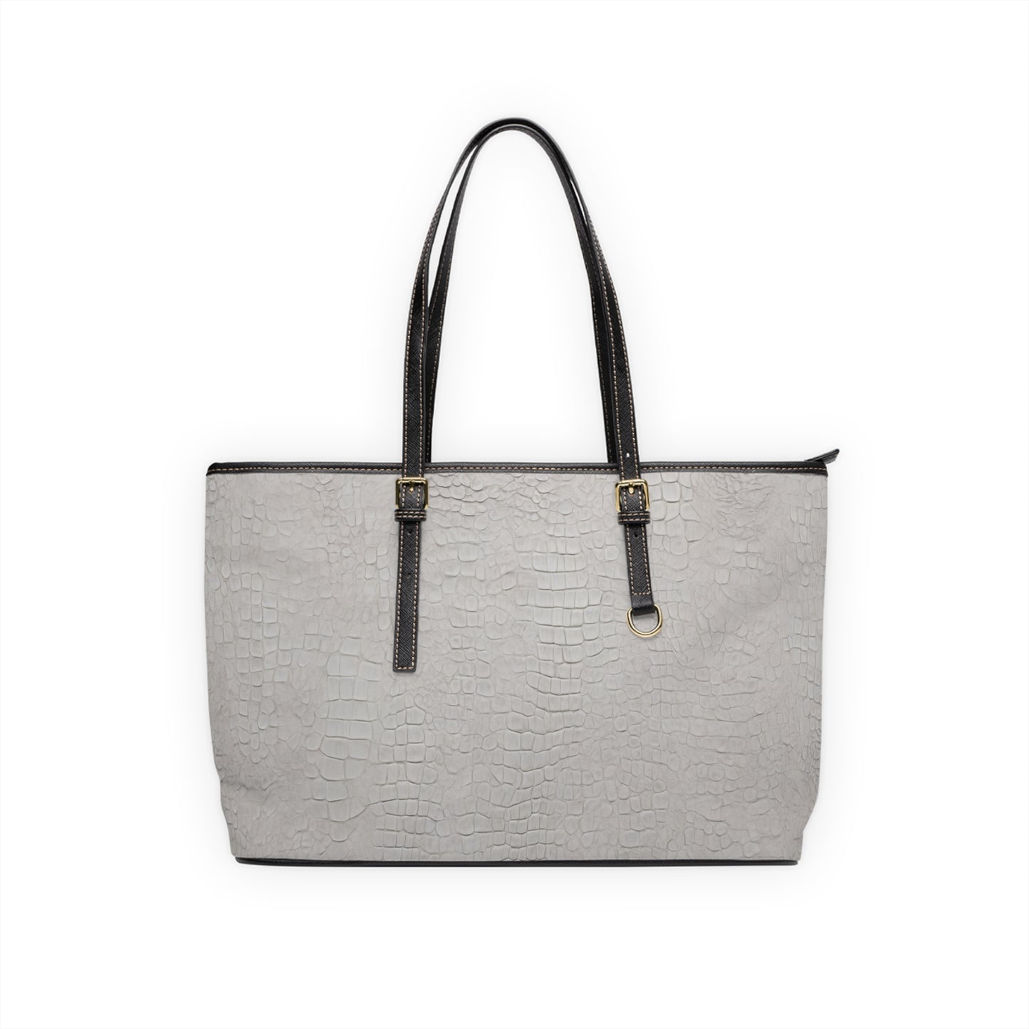 Shopping Bag - White Crocodile